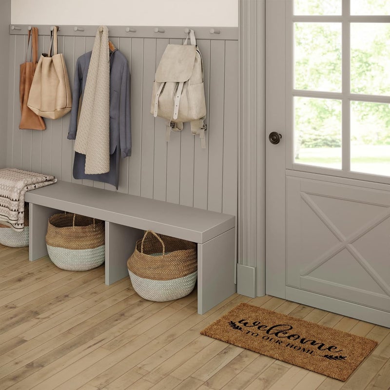 BARNYARD DESIGNS ‘Welcome to Our Home’ Doormat Welcome Mat for Outdoors, Large Front Door Entrance Mat, 30x17, Brown - Image 4