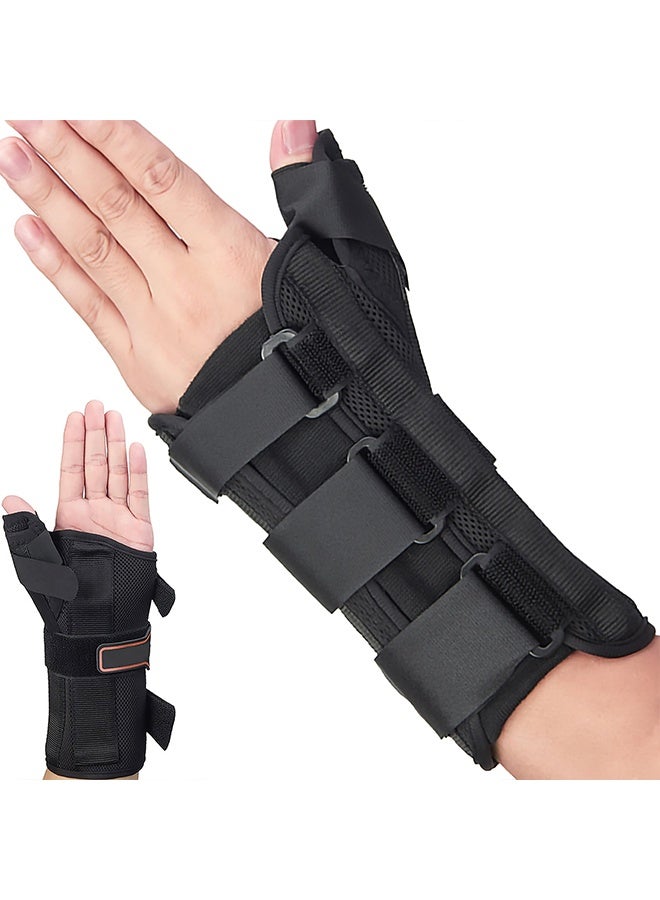 Wrist Brace & Thumb Spica Splint, for De Quervain's Tenosynovitis, Tendonitis, Carpal Tunnel & Arthritis Wrist Support Thumb Splint (Left Hand - Medium) - Image 1