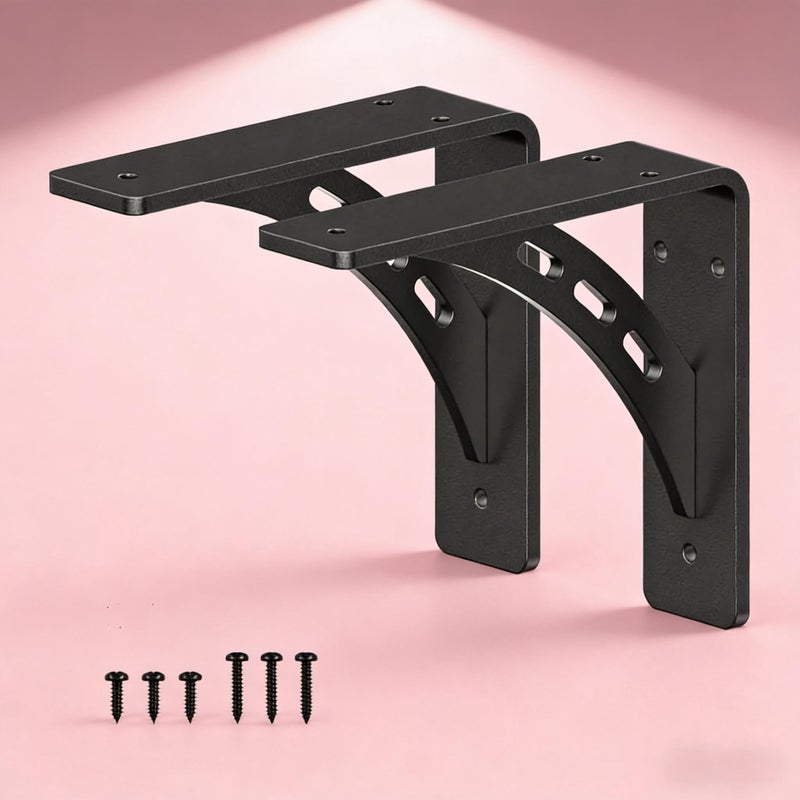 6 inch x 5 inch Heavy Duty BracketGranite Countertop Support Brackets Heavy Duty Shelf Brackets Max Load 1100 Lbs Mantel Brackets Set of 2 6 x 5