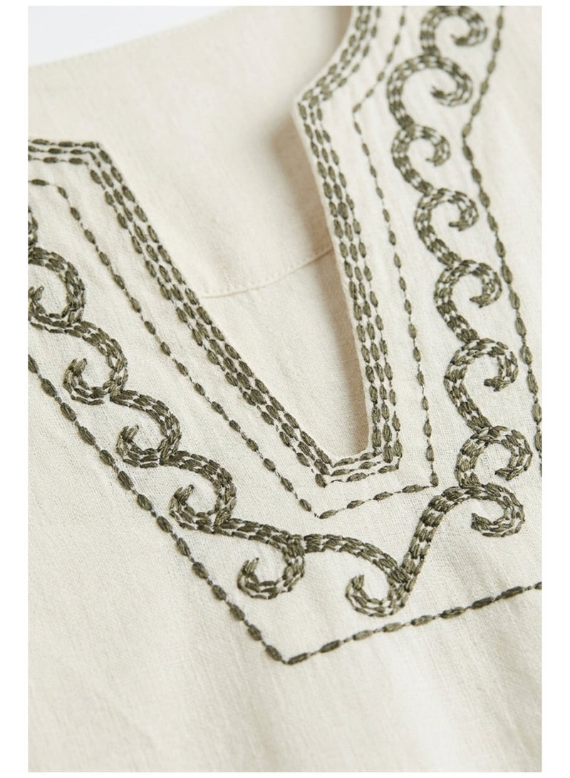 Carina Embroidered Beach Dress - Image 4