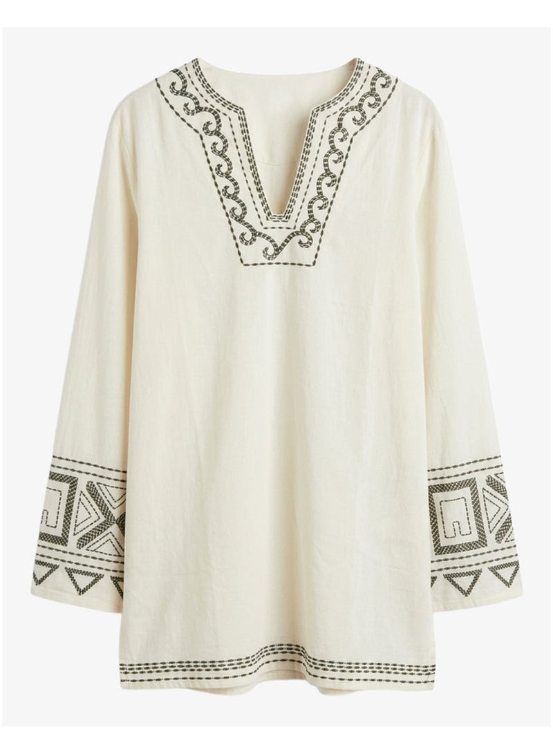 Carina Embroidered Beach Dress - Image 2
