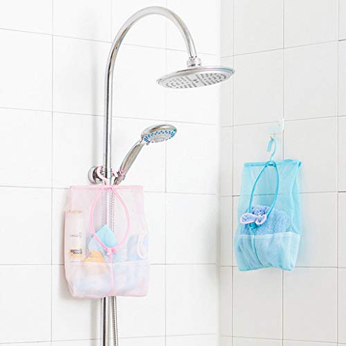 Zomoza Multipurpose Clothespin Bag with Hanger Storage Bag Mesh Net Laundry Clothespin Hook Towel Net(2pcs) - Image 5