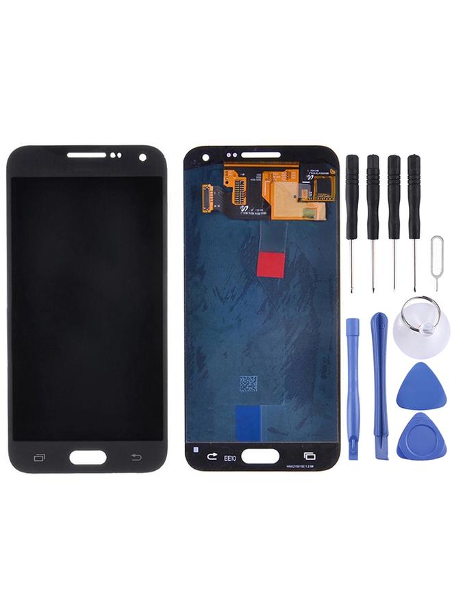 شاشة LCD بديلة + لوحة لمس لهاتف Galaxy E7 باللون الأسود - Image 1