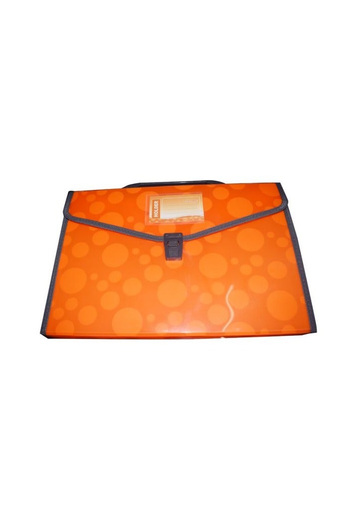 TRANBO Expanding File Document Source Portable Organ Bag Multi-layer File Bag Size FC/Long, 13 Pockets (color may vary)  - Image 1
