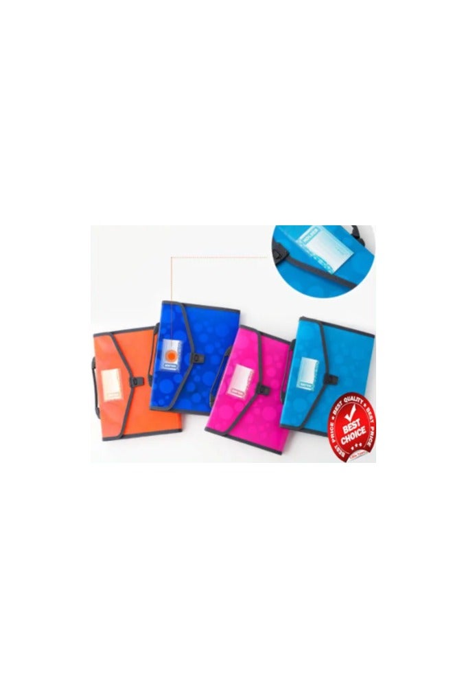 TRANBO Expanding File Document Source Portable Organ Bag Multi-layer File Bag Size FC/Long, 13 Pockets (color may vary)  - Image 3