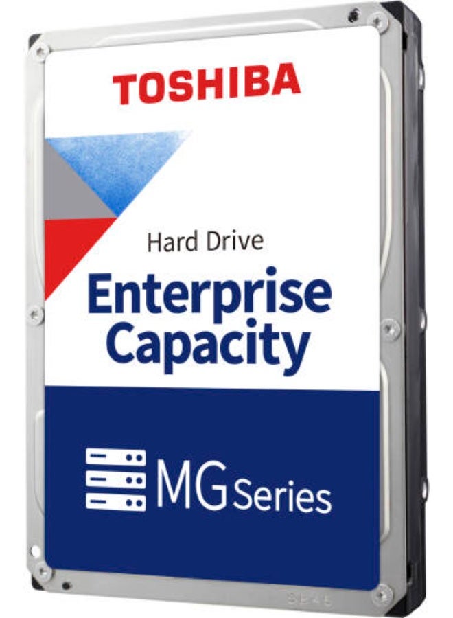 MG10AFA22TE 22TB قرص صلب مؤسسي، 3.5 بوصة SATA 6Gb/s، 7200RPM، 512MB ذاكرة مؤقتة، 271MB/s، مختوم بالهيليوم 10 قرص، CMR، 512e، 550TB/Y عبء العمل، 2.5M ساعة MTBF، ذاكرة مؤقتة للكتابة المستمرة