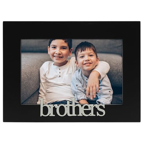 Malden International Designs 4316-46 Brothers Expressions Picture Frame, 4x6, Black - Image 4