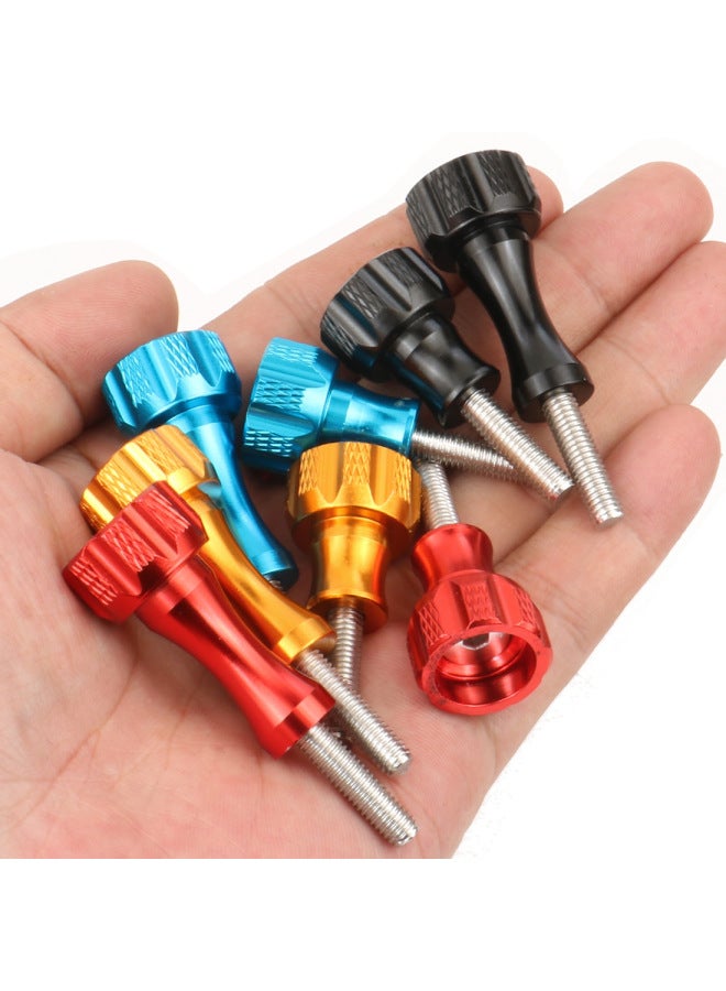 Generic Aluminum Alloy Screw Accessories GoPro11 Series 360 Xinjiang Sports Camera Metal Long And Short Color Screw Nut-Color:Gold-Long + Wrench + Nut  - Image 3