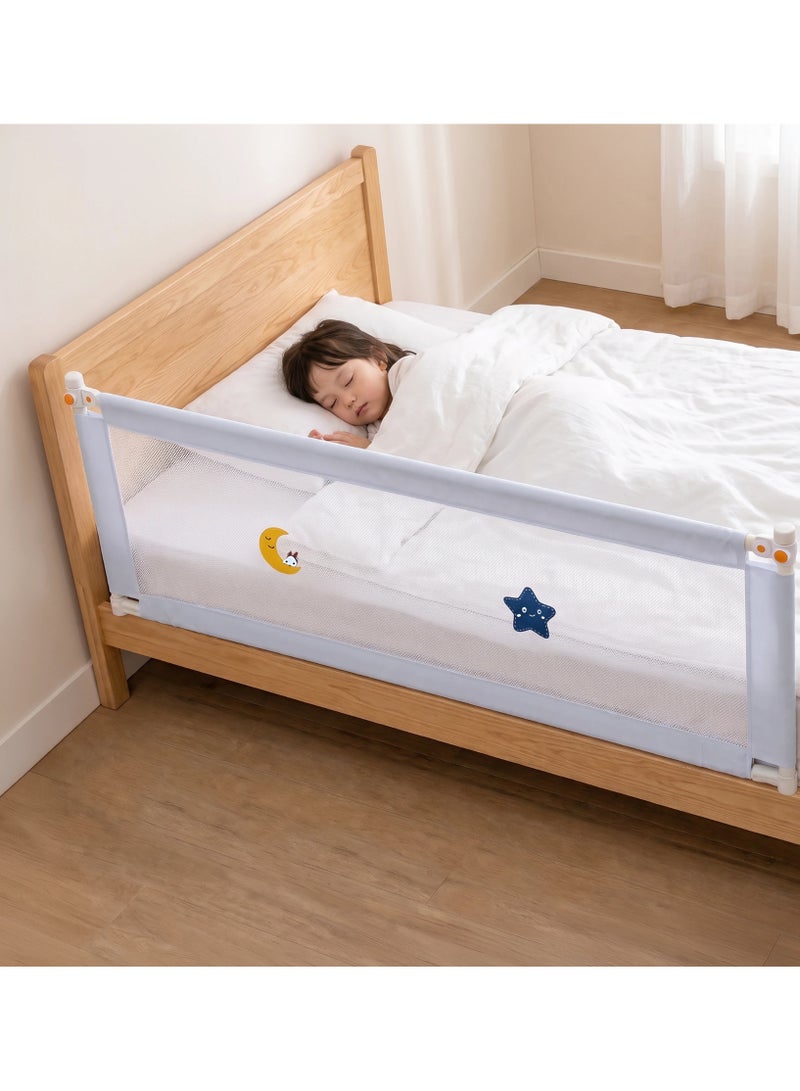 Smart Adjustable Safety Bed Rail for Toddlers and Kids Protection - 200 cm - Image 1