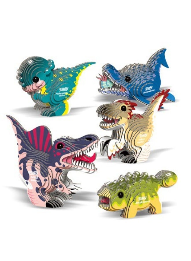 Teamgreen Green Group Eugy Paper 3D Three-dimensional Puzzle Animal Model Children's Handmade DIY Educational Toys-Color:British Short Gold Gradient Cat  - Image 5