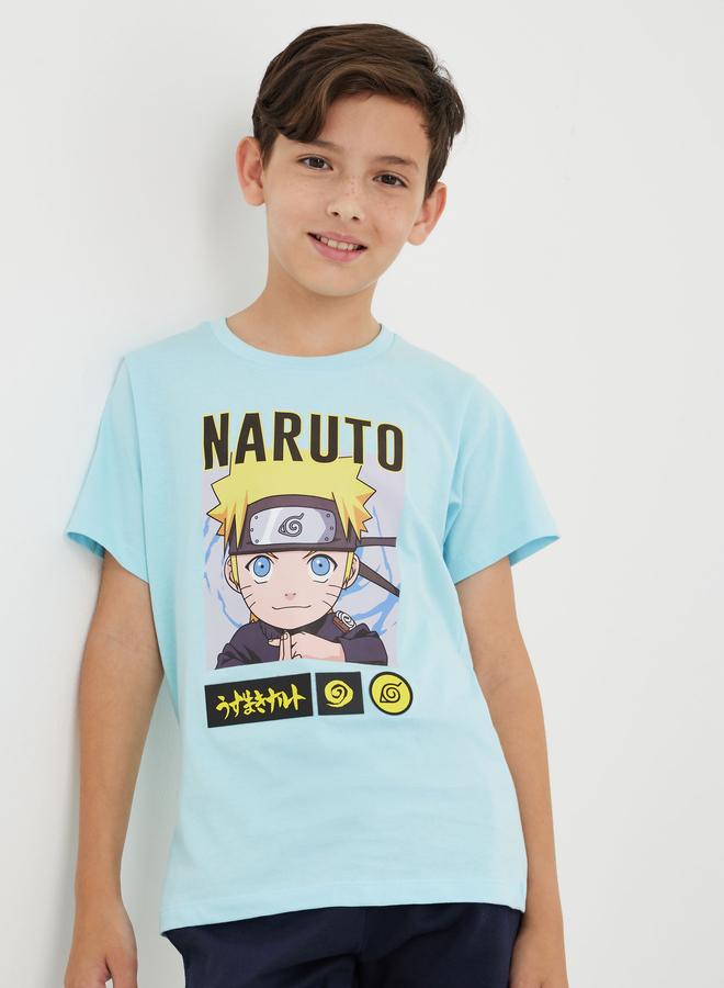 Styli Styli Graphic Print Round Neck T-Shirt  - Image 1