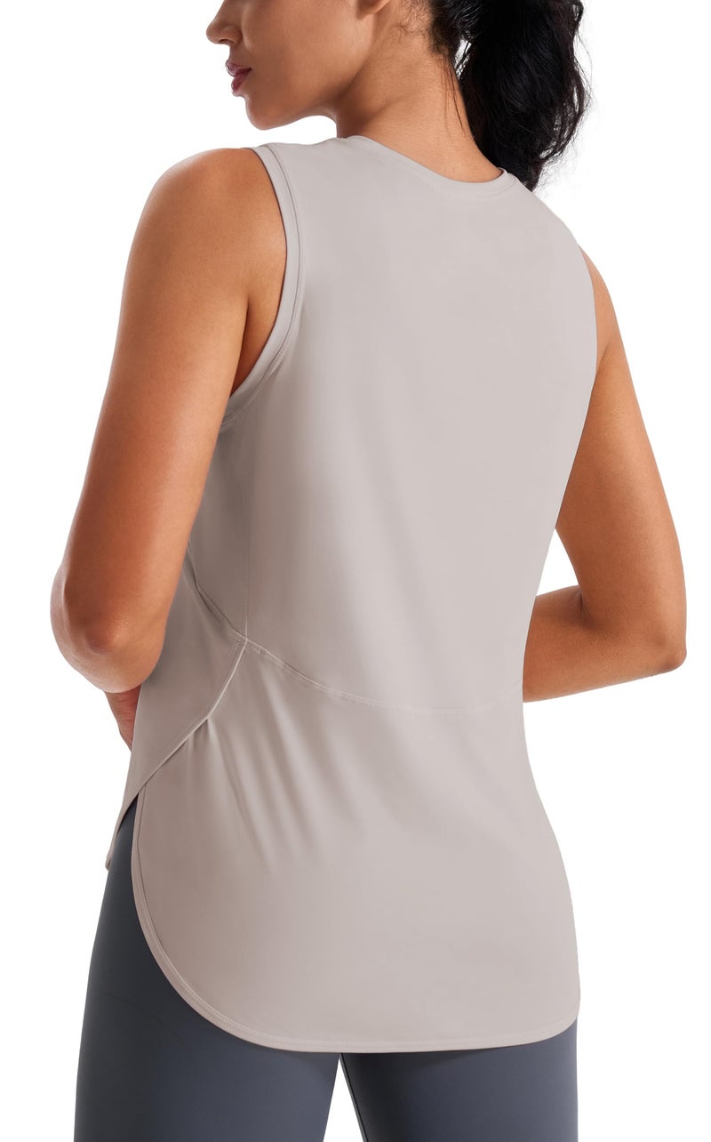 JOYSPELS Ice Silk Workout Tank Tops for Women Cool-Dry Sleeveless Loose Fit Yoga Shirts Athletic - Image 2