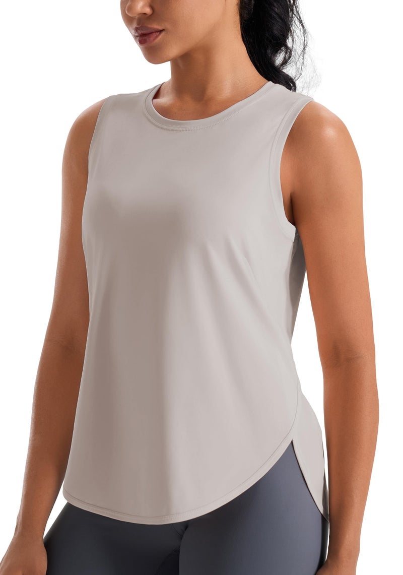 JOYSPELS Ice Silk Workout Tank Tops for Women Cool-Dry Sleeveless Loose Fit Yoga Shirts Athletic - Image 1