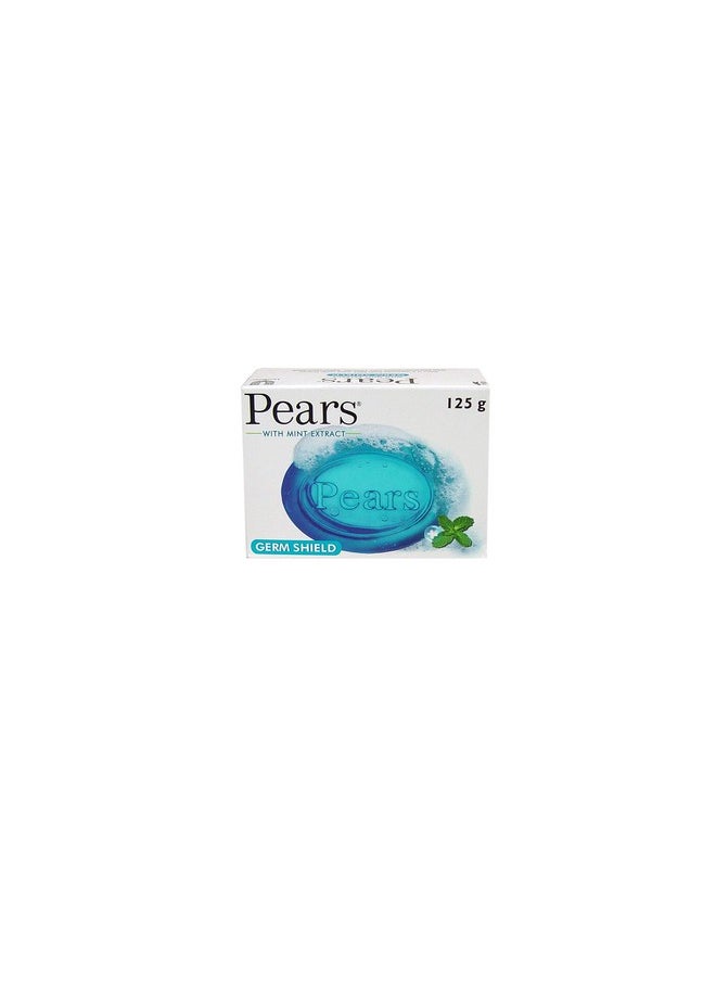 Pears - PEARS Soap, Face & Body Soap, Mint Extract - Pure & Gentle Bar Soap, Transparent Moisturizing Glycerin Soap for Cool & Refreshed Skin, Blue Soap Bars, 4.4 Oz (Pack of 3) - Image 1
