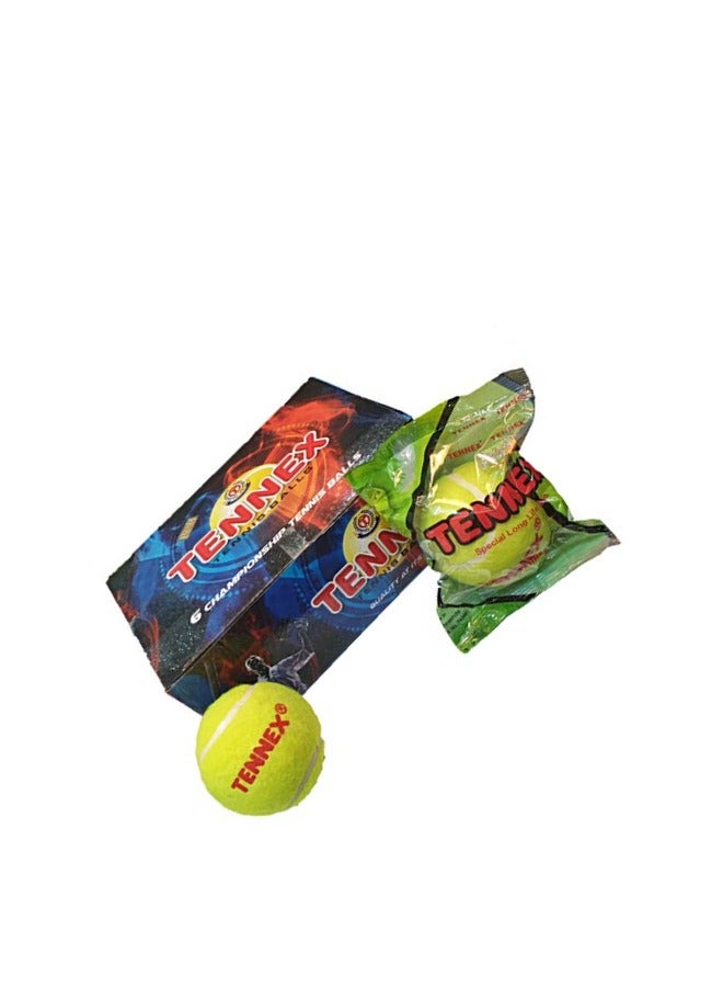 Tennex Heavy Duty Balls Pack of 4 Box - Each box with 6 balls. - Image 1