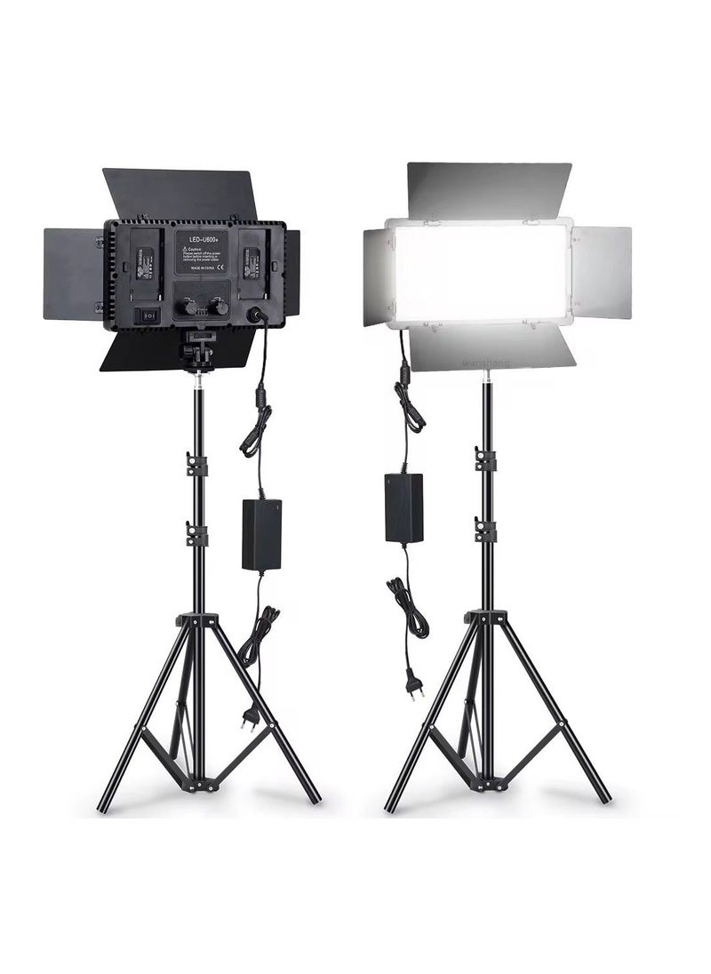 Generic Professional Photo & Video Pro LED 600 Photography Light, Photo Shoot | Video Making Light For YouTube Vlog | TikTok & Insta Reels | Wedding Photography LED Light Kit with Adjustable Brightness & Color  - Image 1