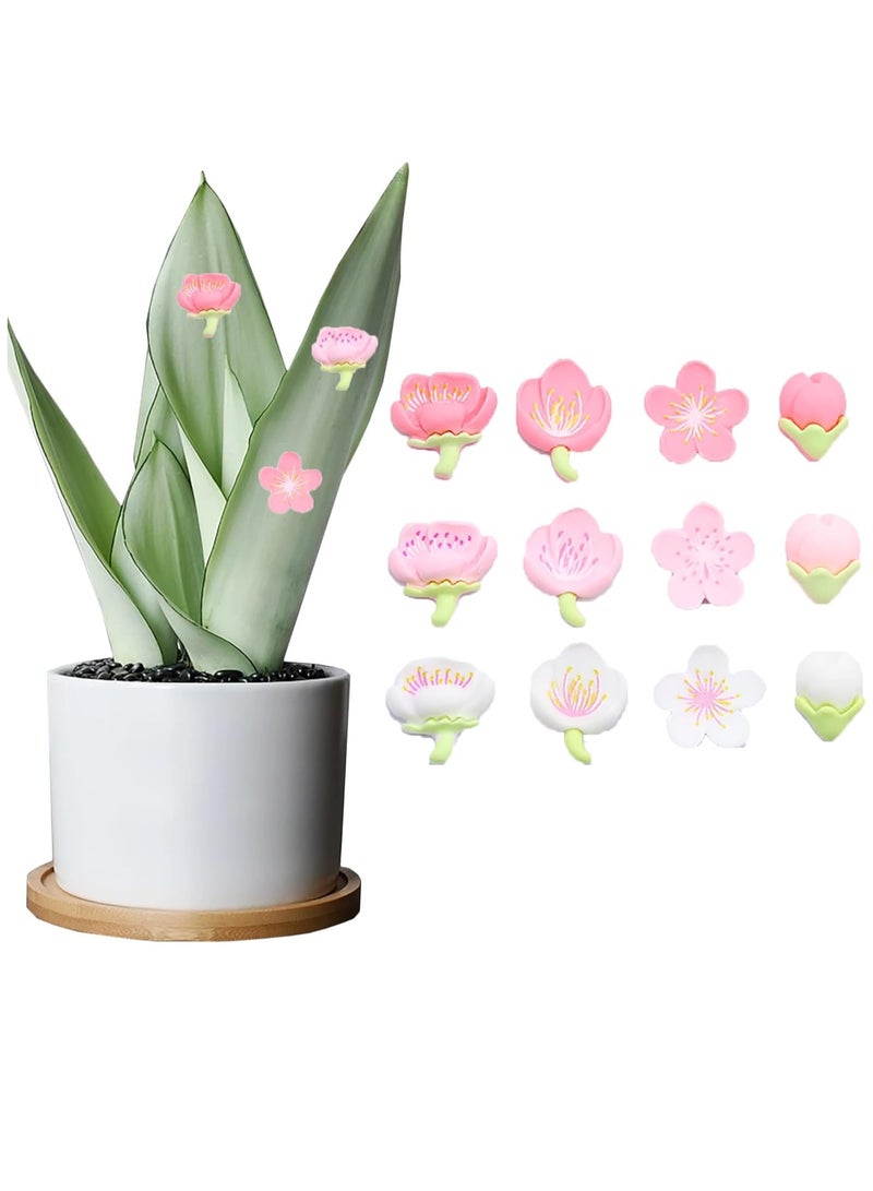 SYOSI Plant Magnets Flowers for Potted Safe Magnet Charms Indoor Unique Gifts Set of 12 and Outdoor Decoration with a Touch of Humor - Image 1