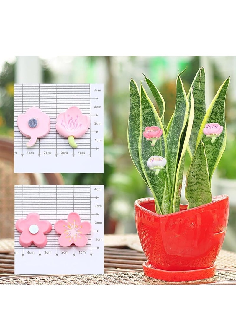 SYOSI Plant Magnets Flowers for Potted Safe Magnet Charms Indoor Unique Gifts Set of 12 and Outdoor Decoration with a Touch of Humor - Image 4
