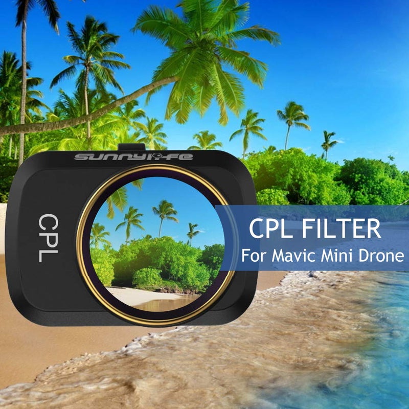 SUNNYLIFE Lens Filter Set Compatible with DJI Mini 4K/Mini 2/Mavic Mini/Mini SE/Mini 2 SE Accessories 6Pcs Filter Combo Multi Coated Filters Camera Lens (CPL MCUV ND4 ND8 ND16 ND32) - Image 4