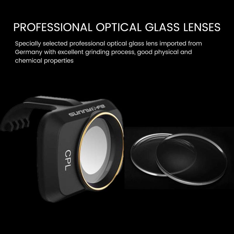 SUNNYLIFE Lens Filter Set Compatible with DJI Mini 4K/Mini 2/Mavic Mini/Mini SE/Mini 2 SE Accessories 6Pcs Filter Combo Multi Coated Filters Camera Lens (CPL MCUV ND4 ND8 ND16 ND32) - Image 3
