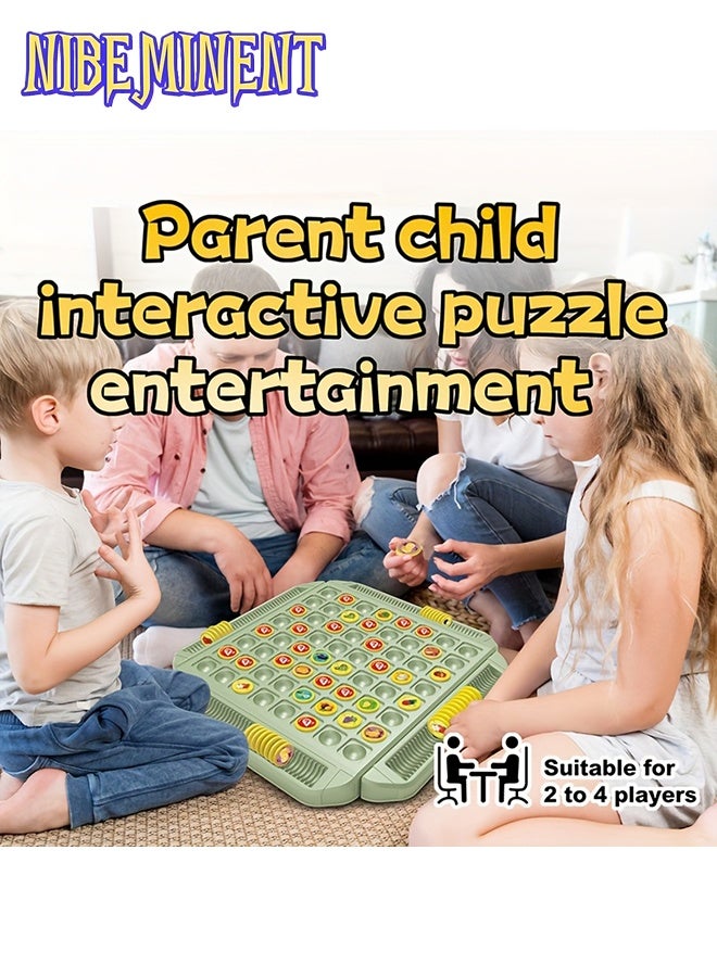 NIBEMINENT Toy Educational Fruit Flip Memory Board Game, Creative Memory Chess Battle Game for Hand-Eye Coordination and Focus, Made of High-Quality Material, Suitable for 2-4 Players, Perfect for Family Nights, Parties, Travel Play, Suitable for Birthdays, Halloween Gifts - Image 4