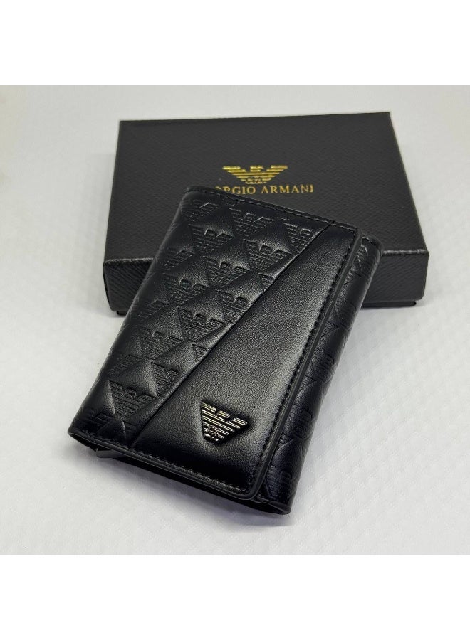 GIORGIO ARMANI wallet leather giorgio armani black - Image 1