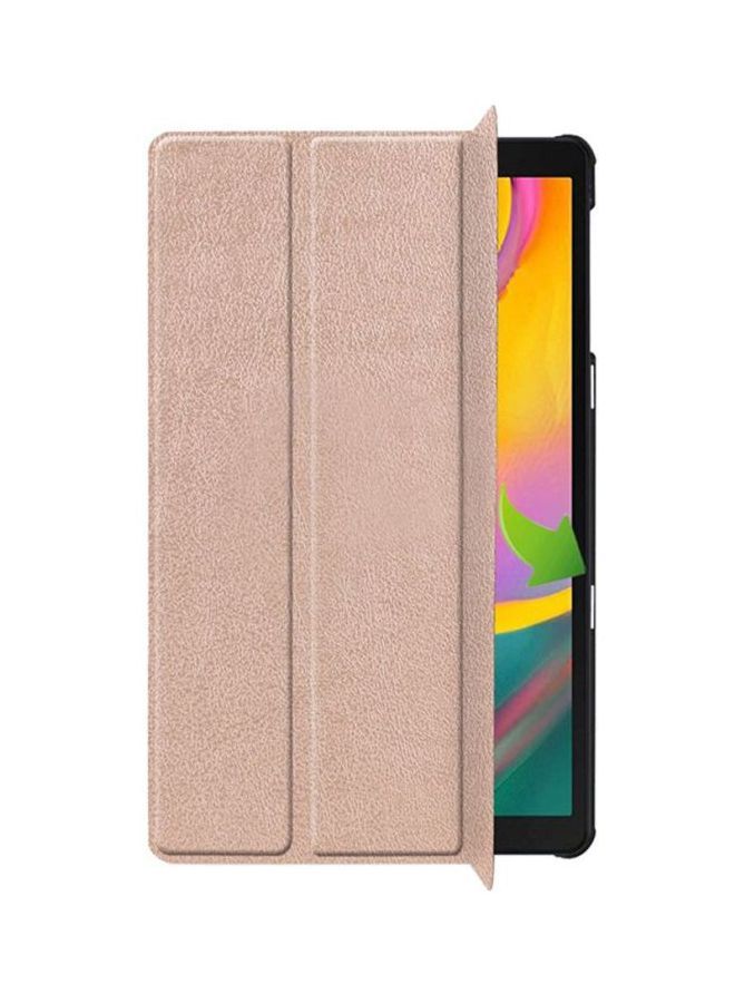 NIBEMINENT Protective Flip Case Cover For Samsung Galaxy Tab A (2019, 8.0) SM-T290 Beige - Image 2