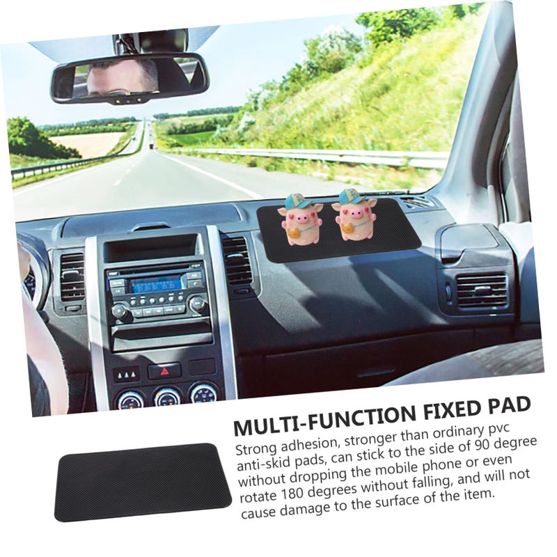 2Pcs Non Slip Car Dashboard Phone Mat Adhesive Anti Slip Pad for Mobile Phone Compact Safe - Image 5