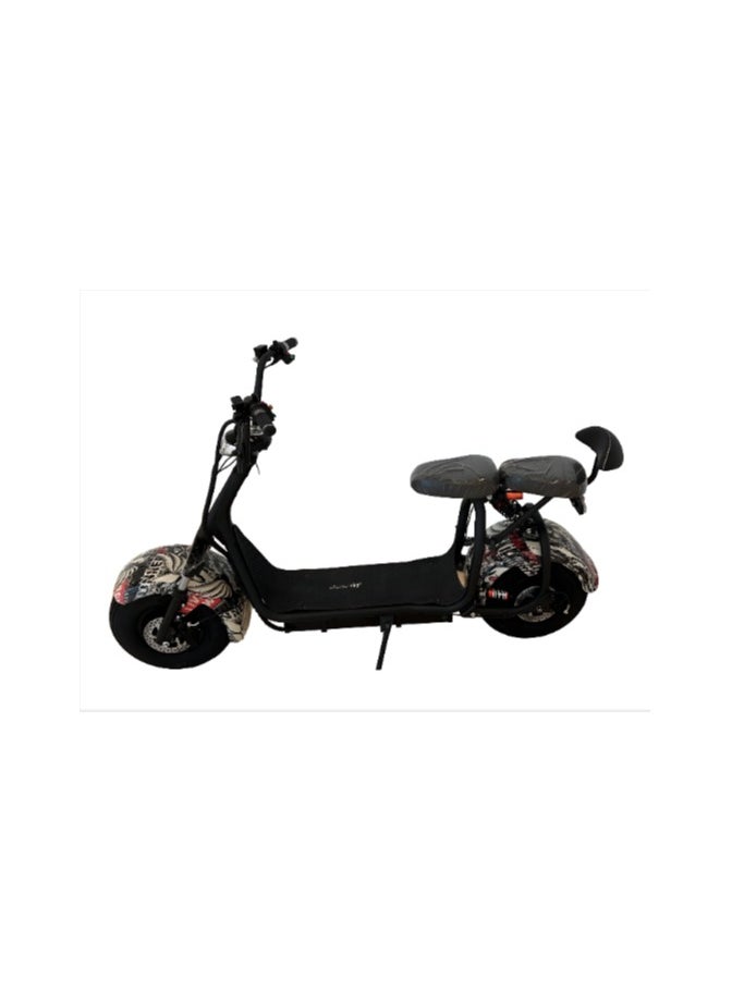 Winner Sky - City Coco 1500W Electric Scooter Unleash Thrilling Speeds Upto 30 Mph On Urban Roads White Black Mix - Image 1