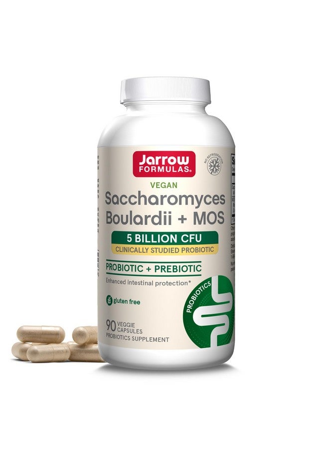 جارو فورملاز بروبيوتيك خميرة ساكرومايسز بولاردي من جارو فورميولا + خميرة بروبيوتيك 5 مليارات وحدة تشكيل مستعمرة لدعم صحة الأمعاء، مكملات غذائية لصحة الأمعاء للنساء والرجال، 90 كبسولة نباتية، إمداد لمدة 90 يومًا - Image 1