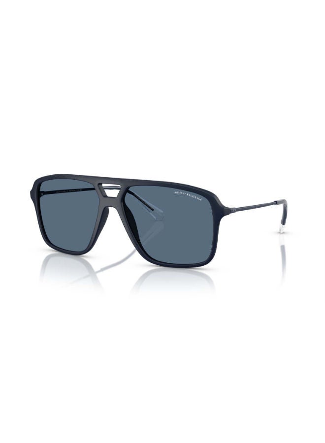 Armani Exchange Full Rim Pilot Sunglasses 4150SU, 59, 8181, 80  - Image 2