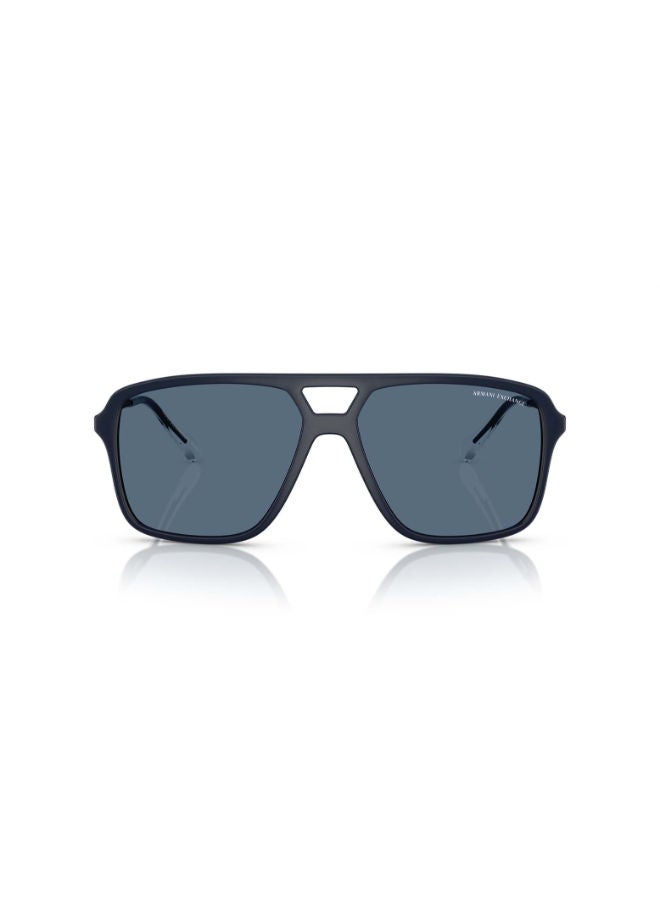 Armani Exchange Full Rim Pilot Sunglasses 4150SU, 59, 8181, 80  - Image 1