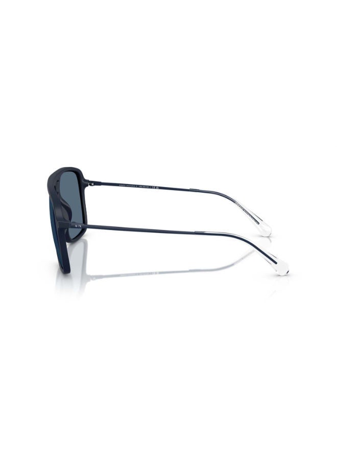 Armani Exchange Full Rim Pilot Sunglasses 4150SU, 59, 8181, 80  - Image 3