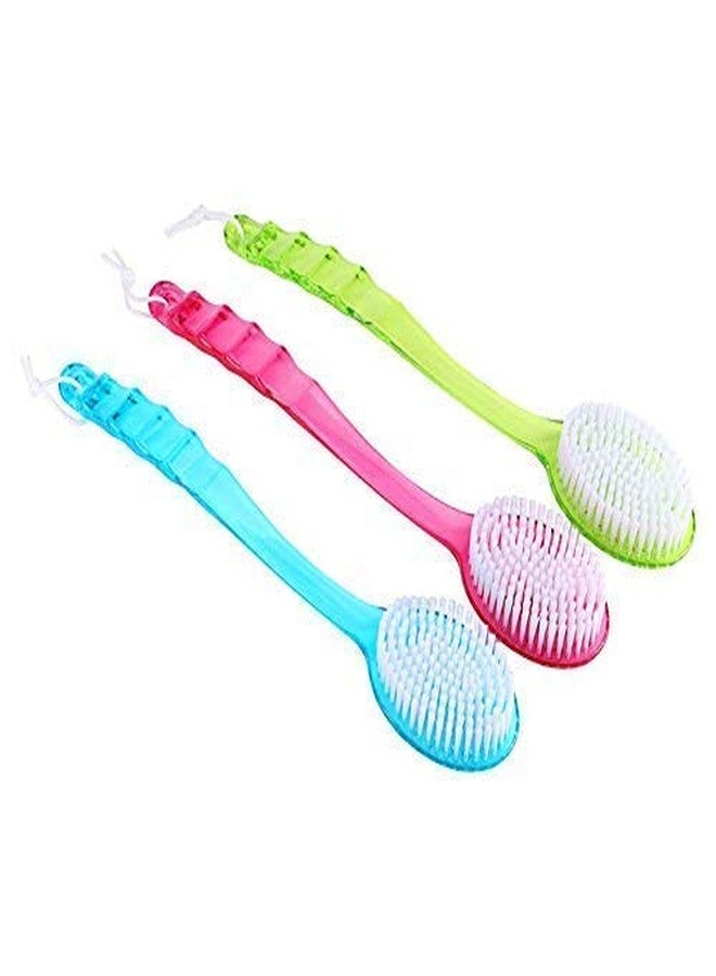 بوكسو فرشاة استحمام بوكسو، إسفنجة استحمام، ليفة للجسم بمقبض طويل، ملحقات استحمام للأطفال والرجال والنساء (إسفنجة استحمام 12) - Image 4