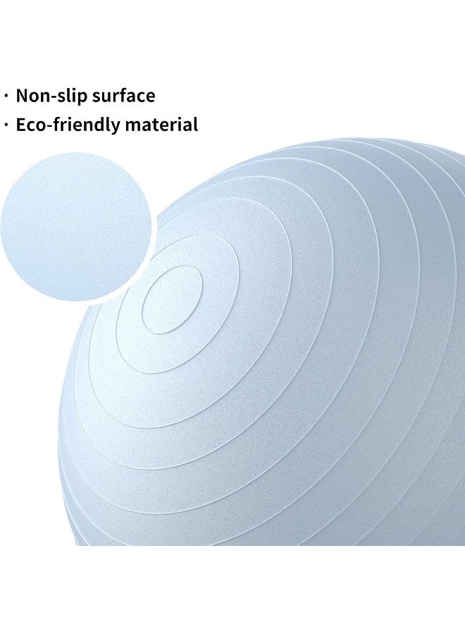 PROIRON Exercise Ball Anti-Burst Yoga Ball Chair with Quick Pump Slip Resistant Gym Ball Supports 500KG Balance Ball for Pilates Yoga Birthing Pregnancy Stability Gym Workout Training - Image 2