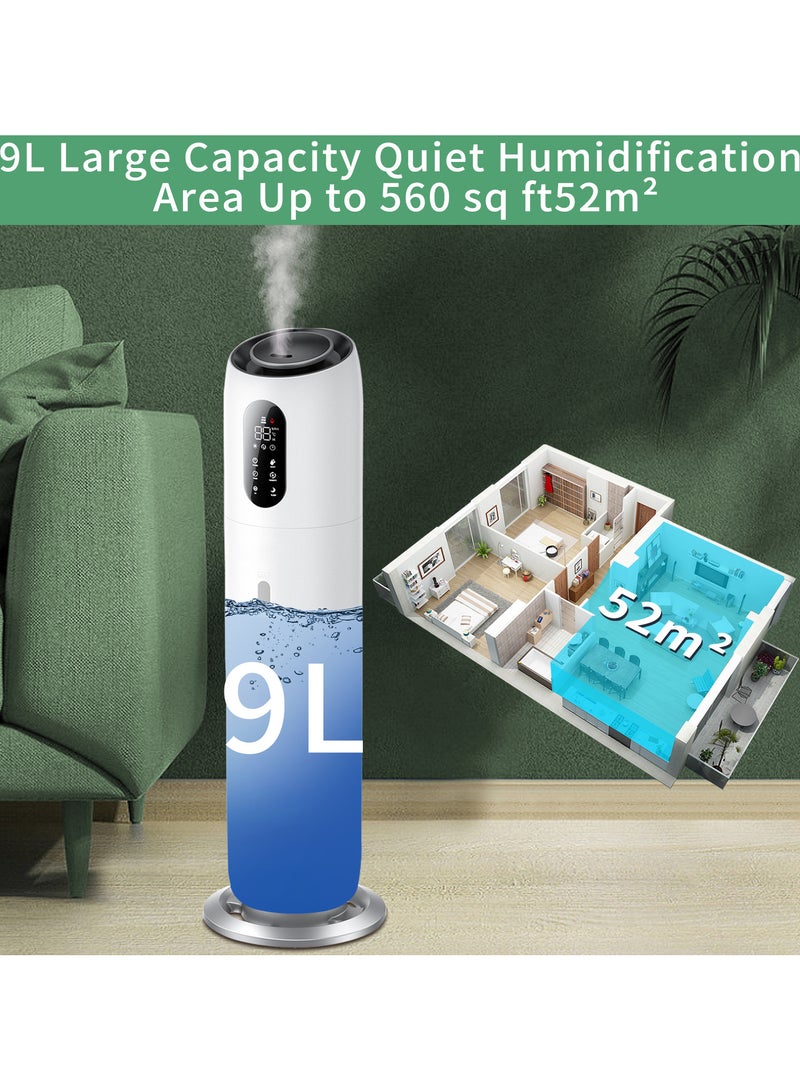 مرطبات لغرفة 9L الموجات فوق الصوتية باردة ضباب مرطب - Image 5