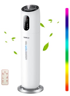 Generic Humidifiers for Bedroom Large Room 9L Ultrasonic Cool Mist Humidifier Top Fill Last Up to 52H with 360°Nozzle,Sleep Mode, Auto Shut-Off,Night Light Large Humidifier for Baby,Home,Office,White  - Image 1