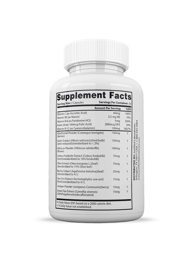 جاستفايد لابوراتوريز - (عبوة من 3 قطع) أقراص المكملات الغذائية Blood Balance Advanced Formula 620MG 180 كبسولة - Image 1