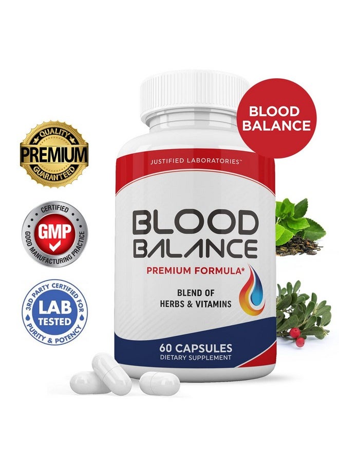 جاستفايد لابوراتوريز - (عبوة من 3 قطع) أقراص المكملات الغذائية Blood Balance Advanced Formula 620MG 180 كبسولة - Image 1