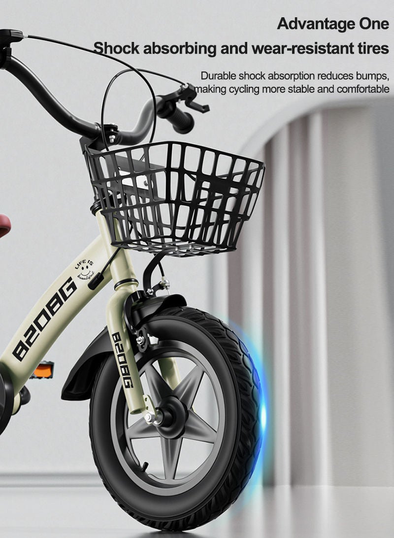 Sharpdo Children's Bike 16 Inch for Kids, with Training Wheels, Basket and Adjustable Seat Kids Bicycle - Image 2