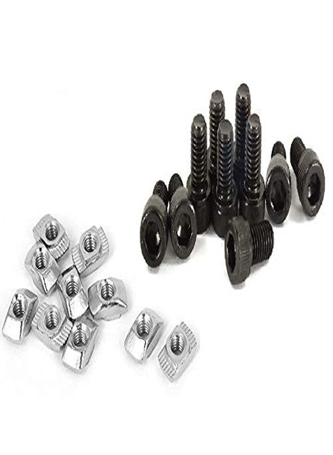 Immech - M5 T Nut (hammer head nut) With M5 x 8mm Allen Cap Screw, For 2020 Aluminium Slotted Profile 25 Pcs Each, Pack of 50 Pcs - Image 1