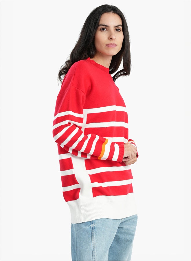 Clue Pullover with White Stripes - Image 2