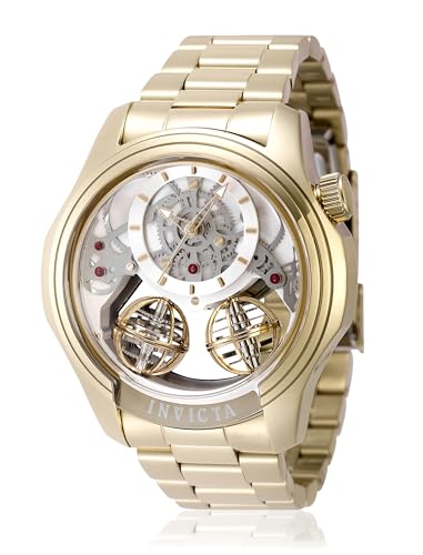 Invicta Specialty Men 46mm Stainless Steel Gold Gold dial PC21AF Quartz - Image 1