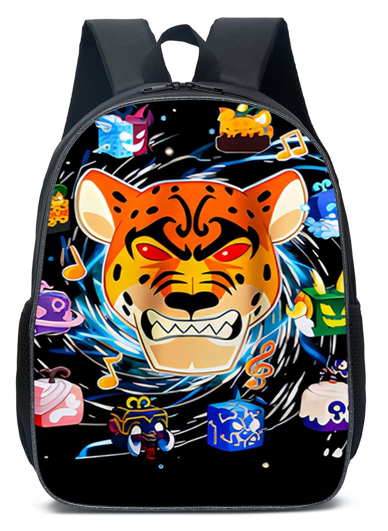 Blox Blox Fruits Cartoon Backpack Student School Bag 