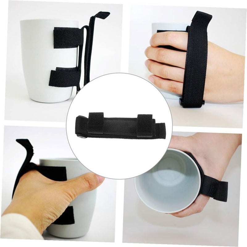 2Pcs Elastic Eating Assistance Cutlery Slip Resistant Hand Support Aid For Elderly Disabled Users Utensil Holder Stable Grip Controlled Meals Portable Adaptive Dining - Image 5