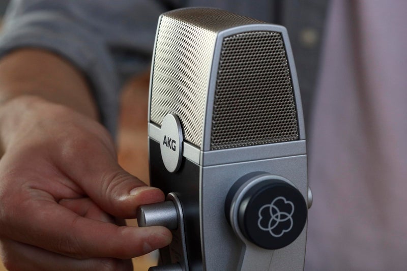 AKG Pro Audio Lyra Ultra-HD USB C Microphone for Recording, Streaming, Gaming, Podcasting, ASMR on PC and Mac, Condenser Mic for Laptop or Computer, Adjustable Stand, Plug and Play â€“ Blue and Silver - Image 4