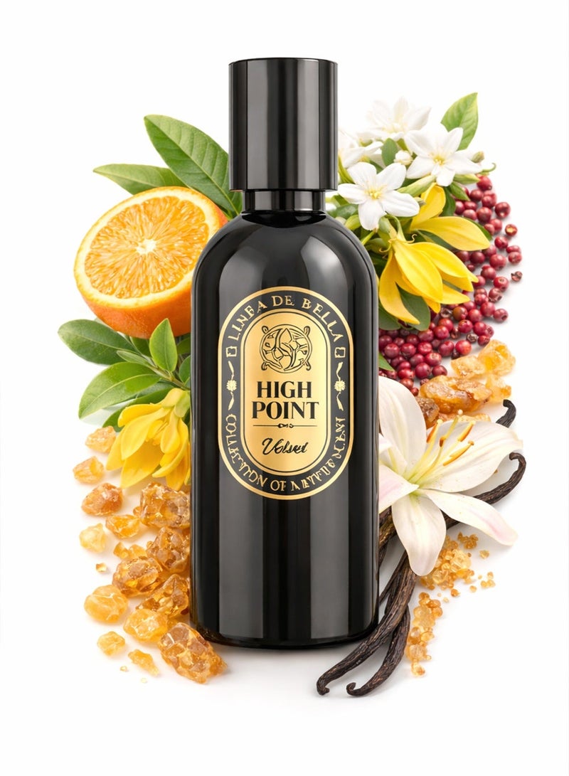 Linea De Bella Highpoint Collection Velvet EDP 30ML | Long Lasting Unisex Perfume with Floral & Musky Fragrance - Image 1