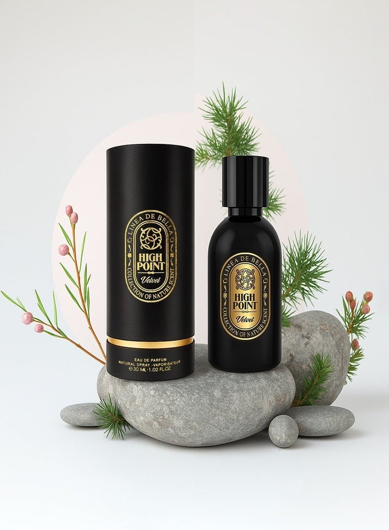 Linea De Bella Highpoint Collection Velvet EDP 30ML | Long Lasting Unisex Perfume with Floral & Musky Fragrance - Image 5