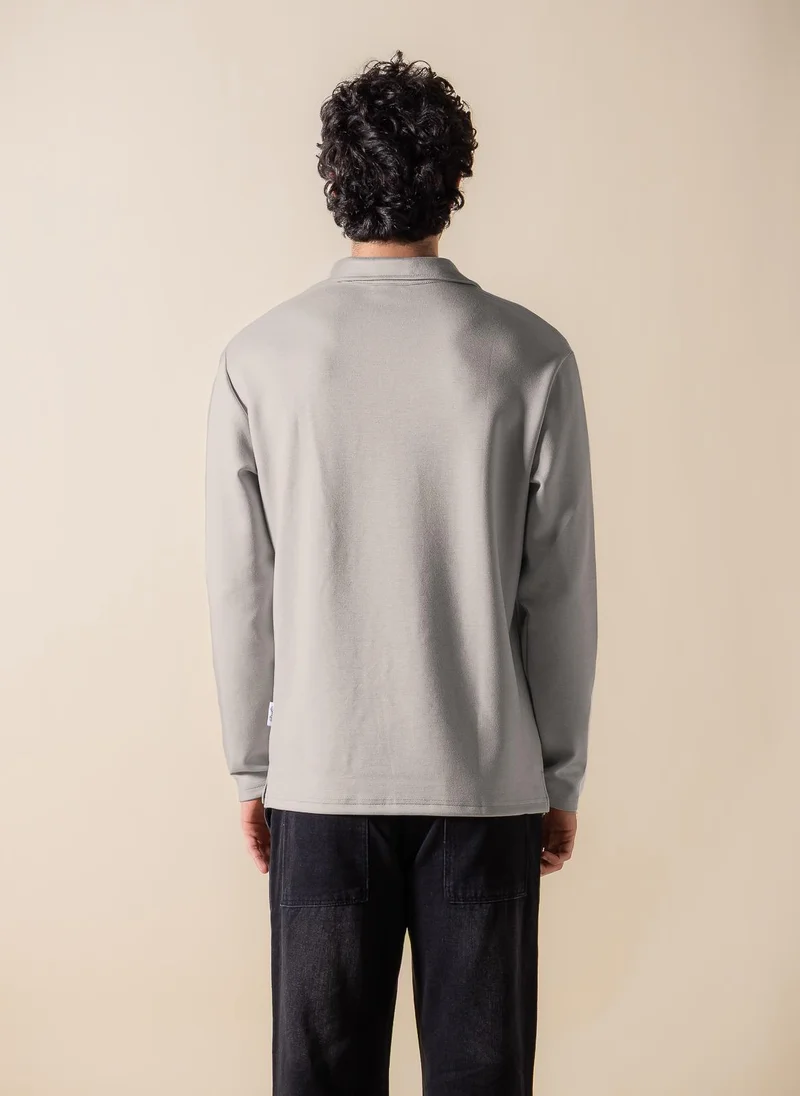 SHAPES SOFT POLO SWEATSHIRT