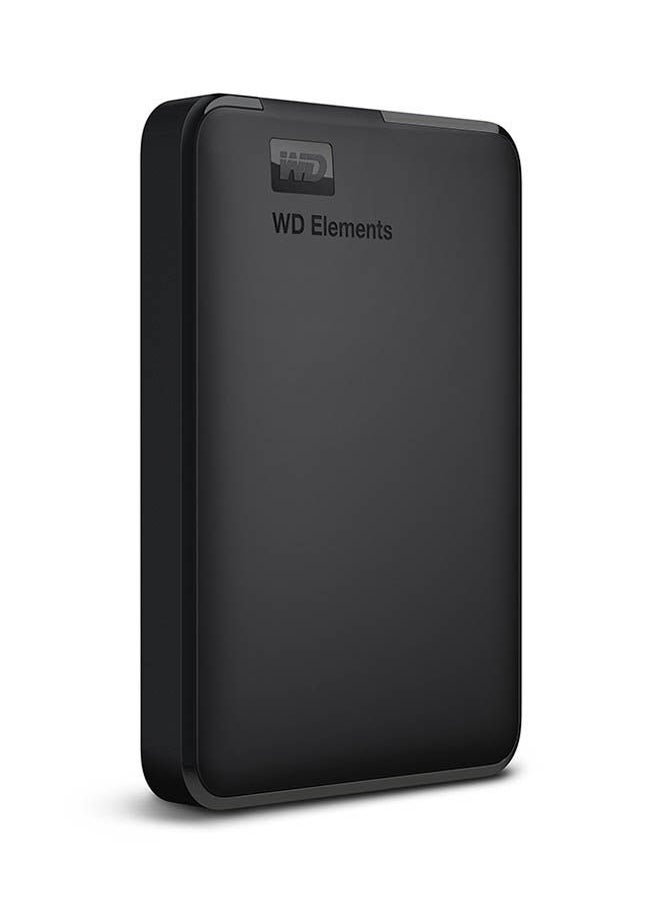 دبليو دي دي قرص صلب خارجي محمول 1TB Elements USB 3.0 - سرعة قراءة USB Type A 520 ميجابايت في الثانية، سرعة كتابة 480 ميجابايت في الثانية، أسود، WDBUZG0010BBK 1 TB  - Image 2